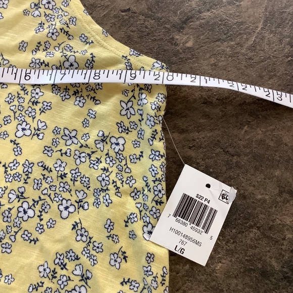 NWT Style & Co Yellow Tank L/XL 40 bust - Picture 5 of 8